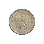 20 groszy 1998 overcorrection at the rim by POLAND damage to the stamp - mint error