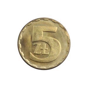 5 zloty 1984 KB - pointe en tôle - erreur d'authenticité