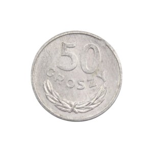 50 pennies 1983 KB - sheet end - mint error