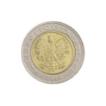 5 gold 2016 on rw offset keel - mint error