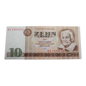 GDR - 10 Mark 1971, banknote