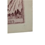 Ekslibris: J. Babb - „Ex Libris” z motywem orła