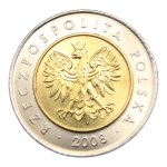 5 Gold 2008. Poland, Third Republic