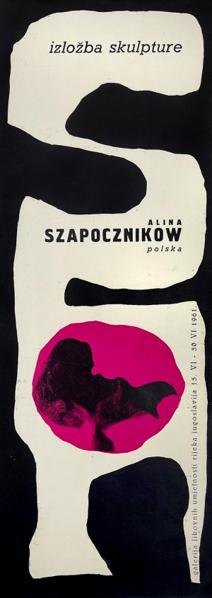 Alina Szapocznikow, 1961 (exhibition poster)