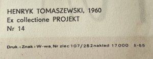 designed by Henryk TOMASZEWSKI (1914-2013), 1960s.