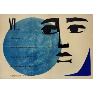 proj. Hubert HILSCHER (1924-1999), VI eme Assemblee des Organisations Membres de la Federation Mondiale de la Jeunesse Democratique, Varsovie 1962