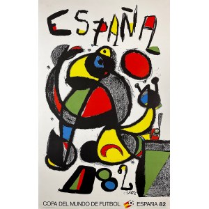proj. Joan MIRO (1893-1983), Espana '82 (MŚ w Piłce Nożnej Hiszpania 82)
