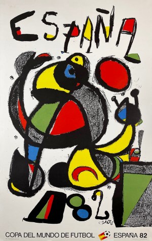 proj. Joan MIRO (1893-1983), Espana '82 (World Cup Spain 82).