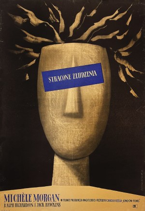 proj. Roman CIEŚLEWICZ (1930-1996), Lost illusions, 1958