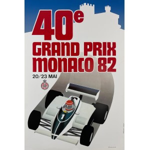 proj. Jacques GROGNET, 40e GRAND PRIX MONACO 82