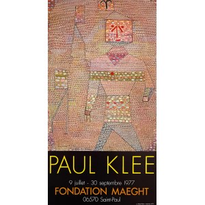 proj. Paul KLEE (1879-1940), Paul Klee 9 juillet - 30 septembre 1977. Fondation Maeght