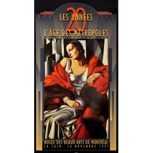 proj. Tamara ŁEMPICKA (1898-1980), 20 LES ANNEES L'AGE METROPOLES. MUSEE DES BEAUX-ARTS DE MONTREAL, 1991