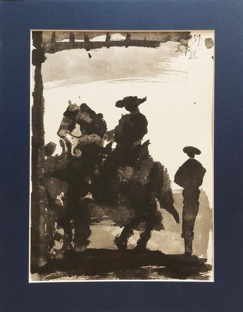 Pablo Picasso (1881 - 1973), Bullfighter on his Horse (Matador na koniu), z cyklu 