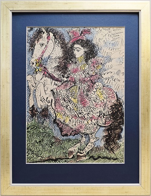 Pablo Picasso (1881 - 1973), 'Pour Jacqueline Reine'', z cyklu 