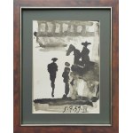 Pablo Picasso (1881 - 1973), Z cyklu Toros y Toreros (Byki i toreadorzy), 1961