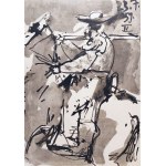 Pablo Picasso (1881 - 1973), Z cyklu Toros y Toreros (Byki i toreadorzy), 1961