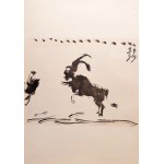 Pablo Picasso (1881 - 1973), Z cyklu Toros y Toreros (Byki i toreadorzy), 1961