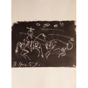 Pablo Picasso (1881 - 1973), Z cyklu Toros y Toreros (Byki i toreadorzy), 1961