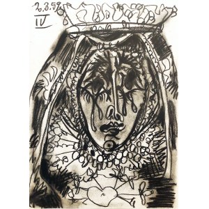 Pablo Picasso (1881 - 1973), Z cyklu Toros y Toreros (Byki i toreadorzy), 1961