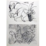 Pablo Picasso (1881 - 1973), Z cyklu Toros y Toreros (Byki i toreadorzy), 1961