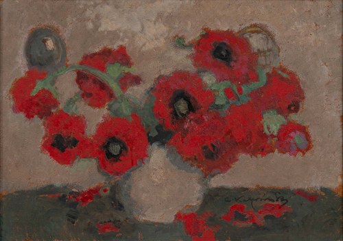Alfons KARPIŃSKI (1875 - 1961), Maki ogrodowe