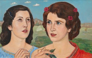 Wlastimil HOFMAN (1881 - 1970), Wenus i Psyche, 1951