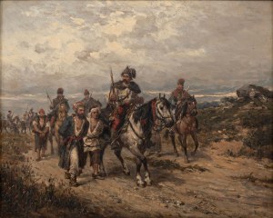 Ludwik GĘDŁEK (1847 - 1904), Jeńcy, 1881