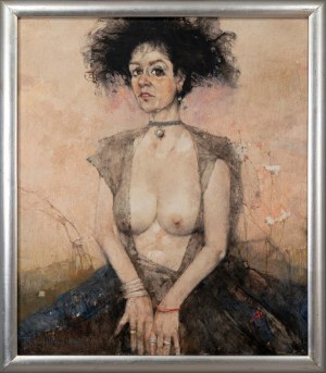 Jerzy DUDA-GRACZ (1941 - 2004), Portret Czarnej Damy Polskiej. Obraz 1887 / Wieś Kamion, 1995