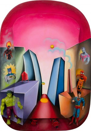 Shalom Tomas NEUMAN (ur. 1947), Ikon Sandwich, z cyklu: Toxic Paradise, 1991