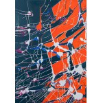 Barbara WRONISZEWSKA (ur. 1956), Przepływy IX, z cyklu: Organiki, 2024