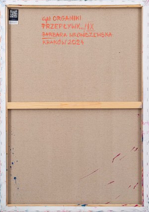 Barbara WRONISZEWSKA (ur. 1956), Przepływy IX, z cyklu: Organiki, 2024
