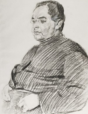 Józef MEHOFFER (1869 -1946), Portret mężczyzny