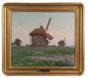 Iwan TRUSZ (1869-1940), Wiatraki o zachodzie słońca