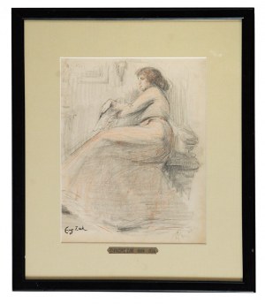 Eugeniusz ZAK (1884-1826), Femme Alanguie, 1903