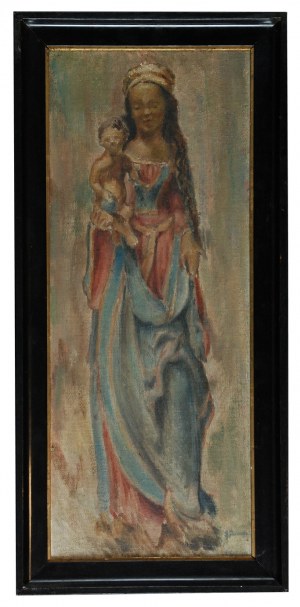 Jan RASZKA (1871-1945), Madonna z Dzieciątkiem