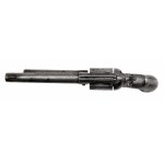Revolver Colt model 1877 (Thunderer) s pouzdrem, nábojovým pásem a soudkem na střelný prach