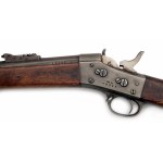 Švédská puška vzor 1867 Remington Rolling Block s tulejovým bajonetem