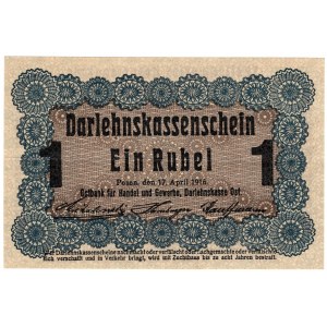 Poznań, 1 rubel 1916