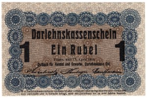 Poznan, 1 ruble 1916