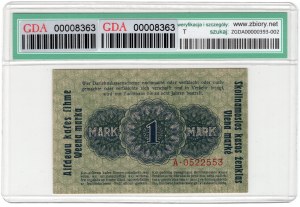 Kaunas, 1 mark 1918, series A