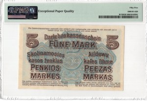 Kaunas, 5 marks 1918, E series