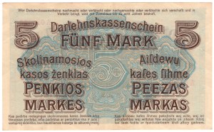 Kaunas, 5 marks 1918, series A