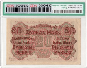 Kaunas, 20 marks 1918, series A