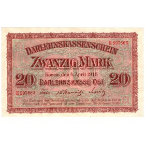 Kowno, 20 marek 1918, seria E