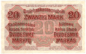 Kaunas, 20 marks 1918, series E