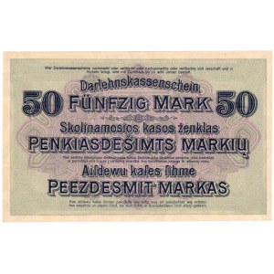 Kowno, 50 marek 1918, seria B