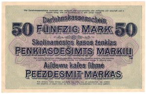 Kaunas, 50 marks 1918, series B