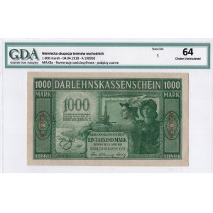 Kowno, 1000 marek 1918 - 6 cyfr