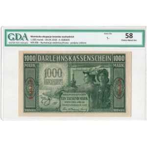 Kowno, 1000 marek 1918 - 7 cyfr