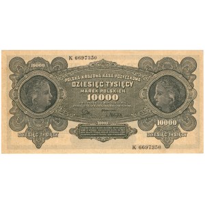 10 000 marek polskich 1922, seria K
